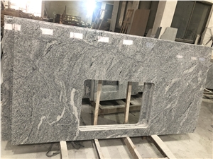 Natural Customized Nero Landscape Grey Granite Countertops