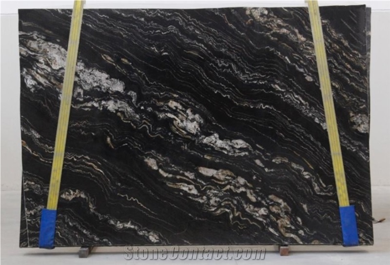 Belvedere Black Granite Slabs & Tiles