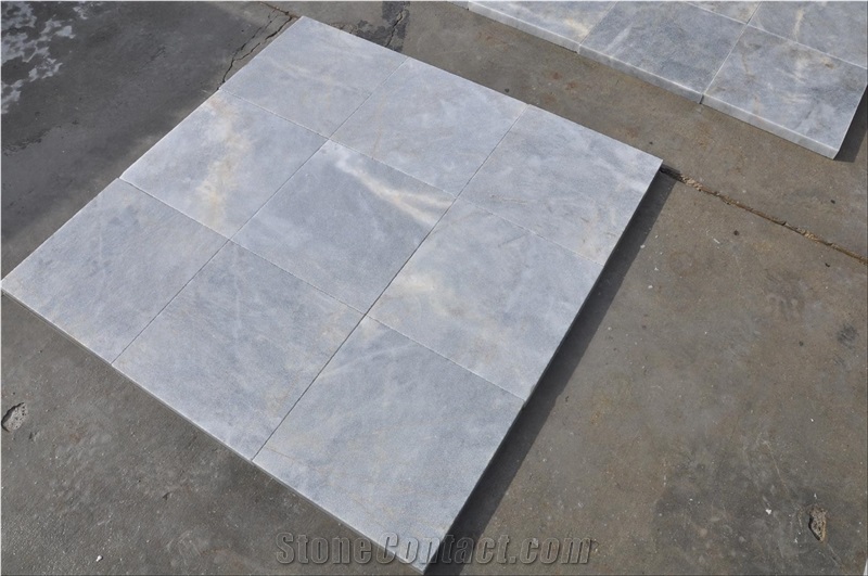 Blue Moon Rustico Sawcut, Grey Marble Tiles