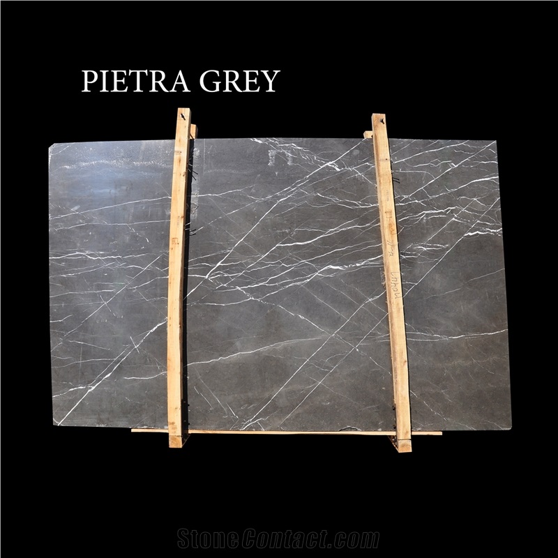 Pietra Gray Marble Slabs