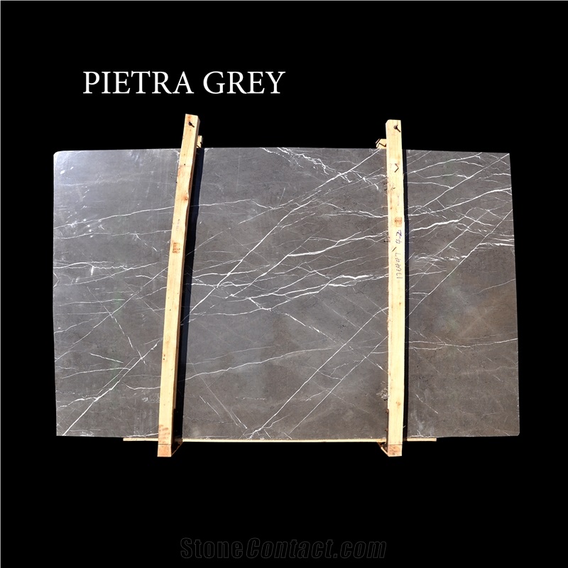 Pietra Gray Marble Slabs