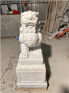 Marble Pi Xiu Animal Outdoor Stone Statue
