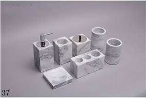Marble Stone Lotion Bottle Bathroom Gargle Set Marble Stone Lotion Bottle Bathroom Gargle Set