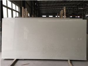 Artificial White Sparking Quartz Stone Countertops