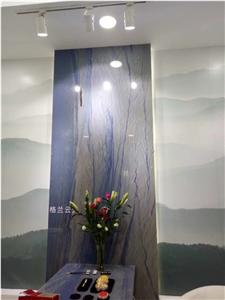 Azul Macaubas Blue Quartzite Polished Slabs &Tiles