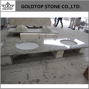 Brazil Giallo Cecillia Granite Countertops &Vanity
