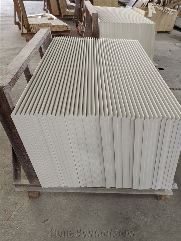 Calacatta White Quartz Stone Bathroom Counter Top