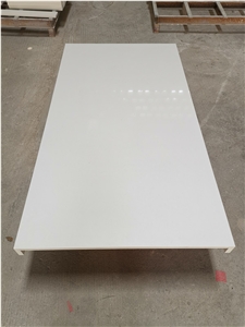 Calacatta White Quartz Stone Bathroom Counter Top