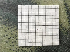 China Carrara Marble Mosaic Wall Floor Tiles