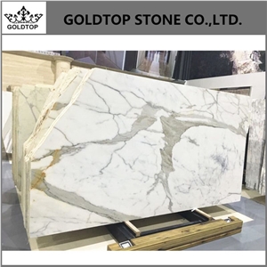 Italy Calacatta Statuary White Marble Slabs