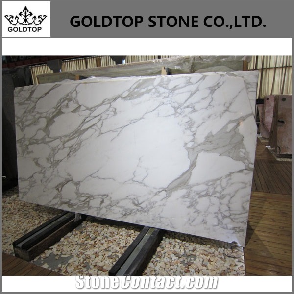 Italy Calacatta Statuary White Marble Slabs