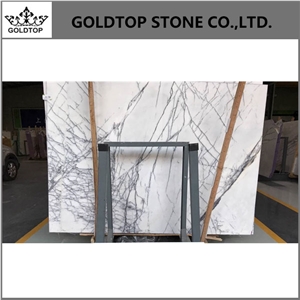 Milas New York White Marble Slabs Tiles