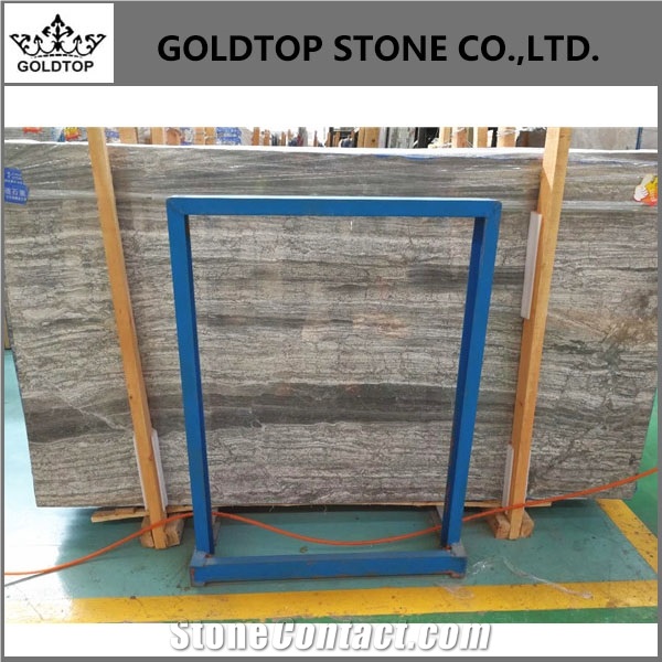 Milky Grey Polished Slabs Marble Tiles