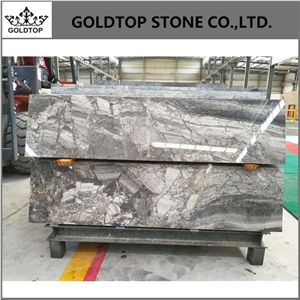 Milky Grey Polished Slabs Marble Tiles