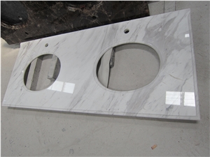 Natural Stone Marble Volaks White Countertop