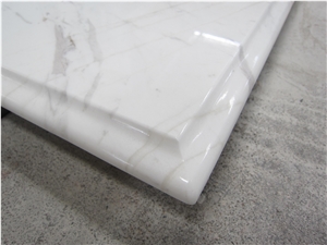 Natural Stone Marble Volaks White Countertop