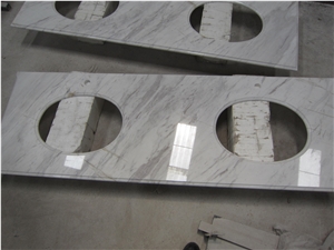 Natural Stone Marble Volaks White Countertop