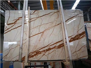 Sofitel Gold Marble Slabs Wall Floor Tiles