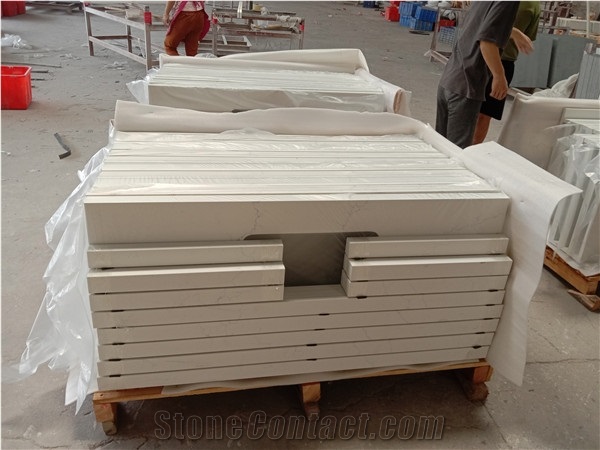 Volakas Quartz Kitchen Countertops&Vanity