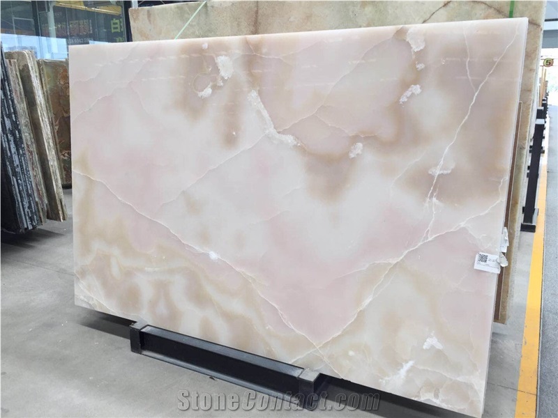Popular Pink Onyx Slabs