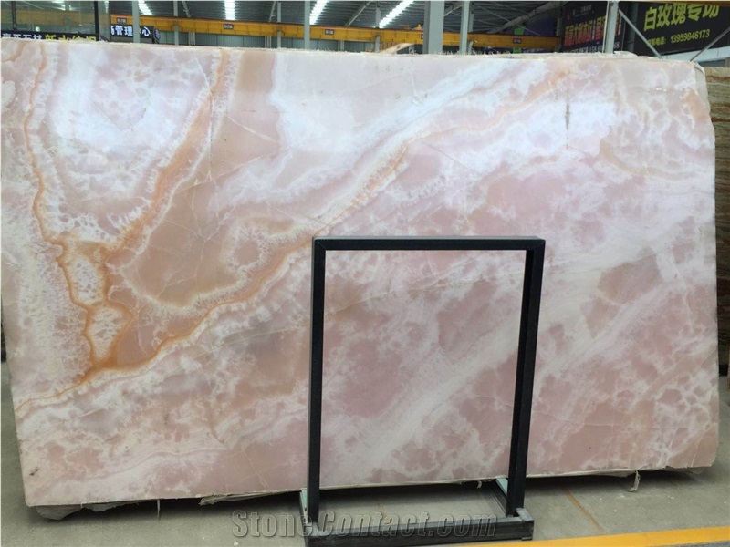Popular Pink Onyx Slabs