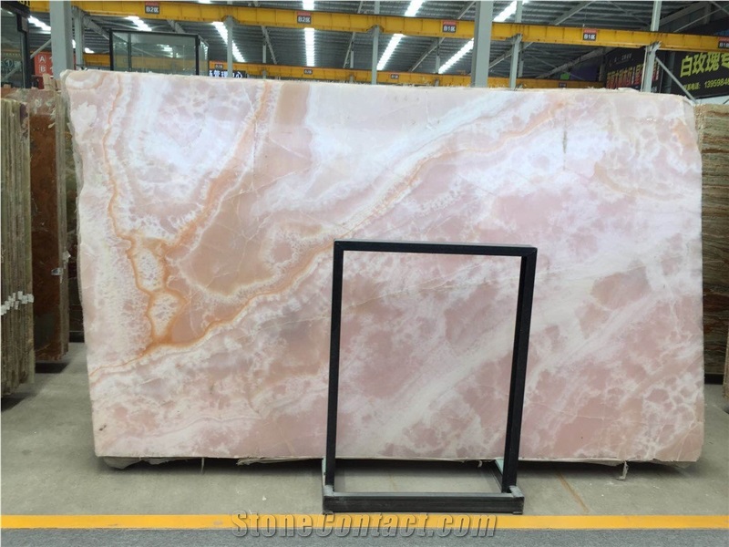 Popular Pink Onyx Slabs