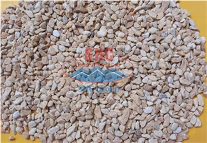 Yellow Tumbled Pebble Stone for Decoration