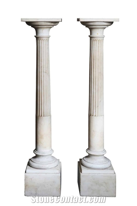 Natural Stone Columns Multicolor