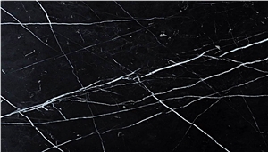 Nero Marquina Marble Slabs & Tiles, Turkey Black Marble