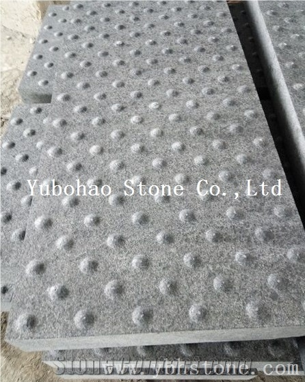 Chinese Black Basalt/Flamed Paving Blind Stone