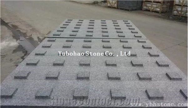 Chinese Black Basalt/Flamed Paving Blind Stone