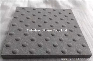 Chinese Black Basalt/Flamed Paving Blind Stone