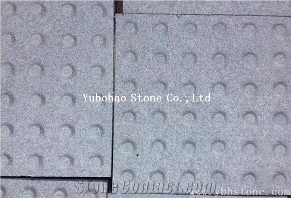 Chinese Black Basalt/Flamed Paving Blind Stone