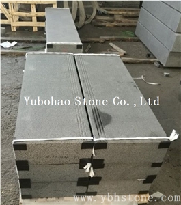 Flamed Black Basalt Kerbstone for Garden/Park/Road