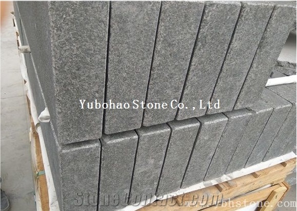G684 Black Basalt/Flamed Black Basalt Kerbstone
