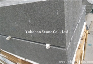 G684 Black Basalt/Flamed Black Basalt Kerbstone