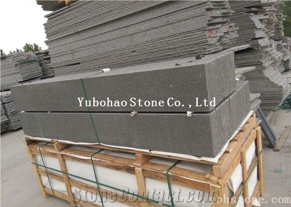 G684 Black Basalt/Flamed Black Basalt Kerbstone