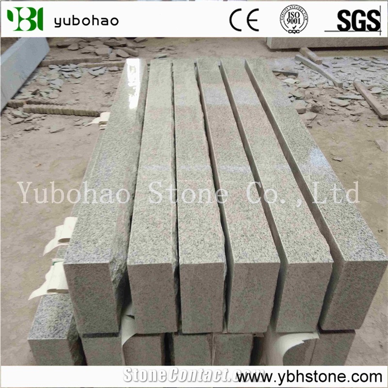 Sesame White/Polished Granite Single Tombstone