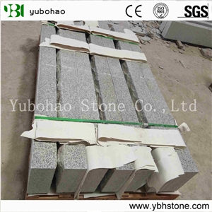 Sesame White/Polished Granite Single Tombstone