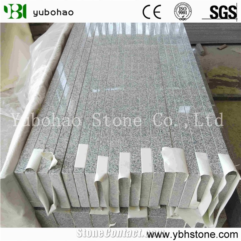Sesame White/Polished Granite Single Tombstone