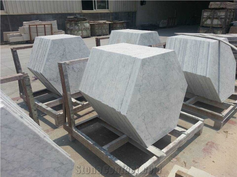 Bianco Carrara White & Italian White Marble Tiles