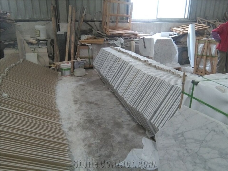 Bianco Carrara White & Italian White Marble Tiles