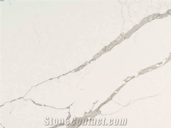 White Quartz Slabs, Artificial Stone