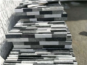 Z Panels Multicolor Quartzite Stone Wall Cladding