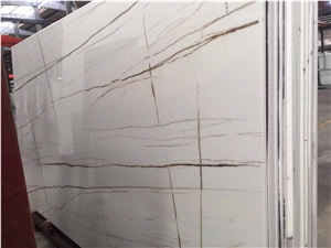 Artificial White Marble Nano Glass Stone Tile