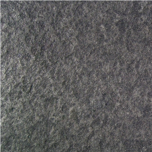 Black Basalt Flamed Brushed Granite Tiles 100x100