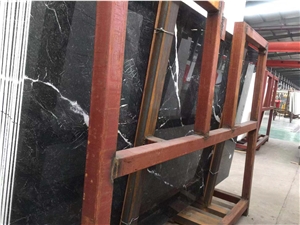 Black Marble Look,Nano Crystallized Glass Slab