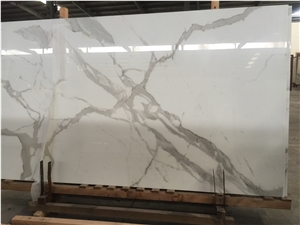 Calacatta Printing Nano Crystalline Stone Slabs