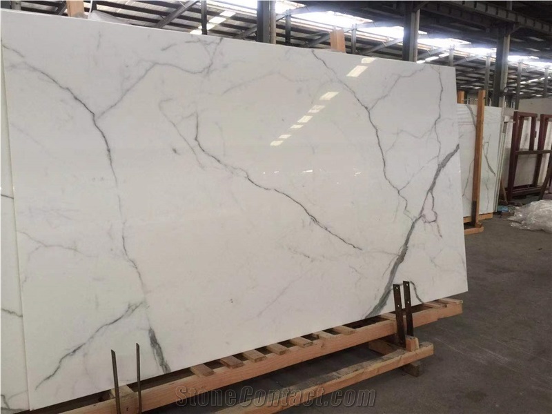 Calacatta Printing Nano Crystalline Stone Slabs