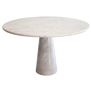 Carrara White Natural Stone Marble Center Table